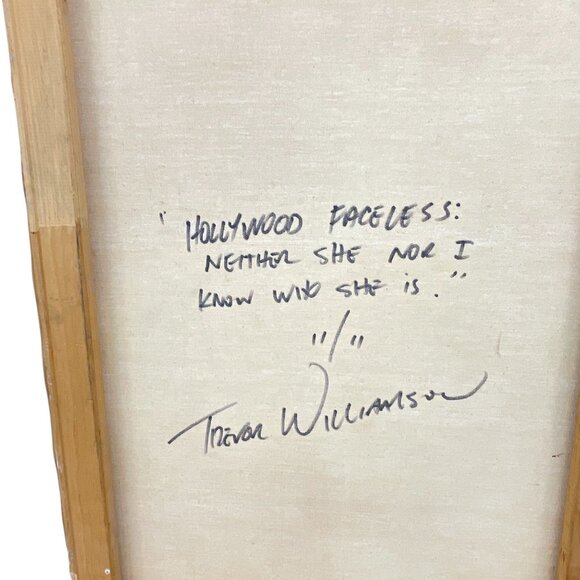 Trevor Williamson "Hollywood Faceless" Abstract Painting - Picture 4 of 16